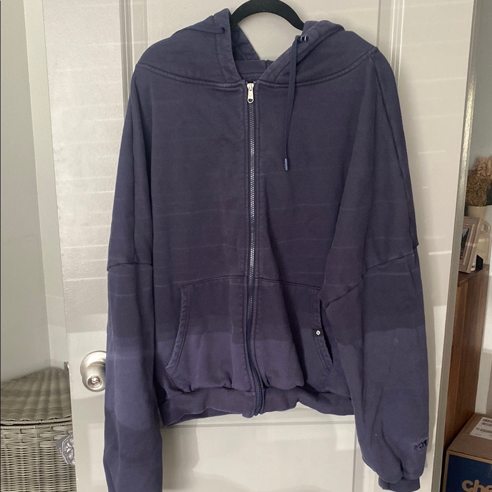 Purple Zip-Up Hoodie
